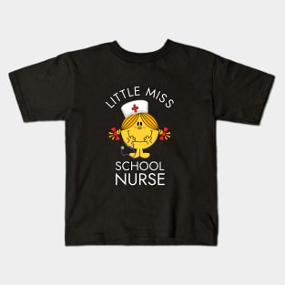 Little Miss School Nurse Lil Ms. Registered School Nurse Kids T-Shirt